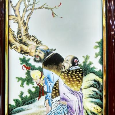 Tranh Sứ Bát Tiên Bình Đồ